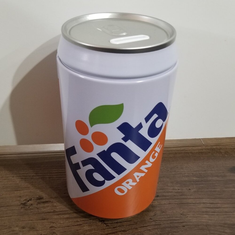 Large 8" Fanta Can Coin Bank (Coke, Coca Cola)